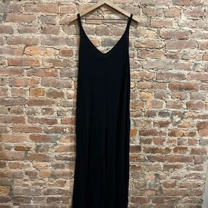 Athleta Black Slip Maxi Dress - Women